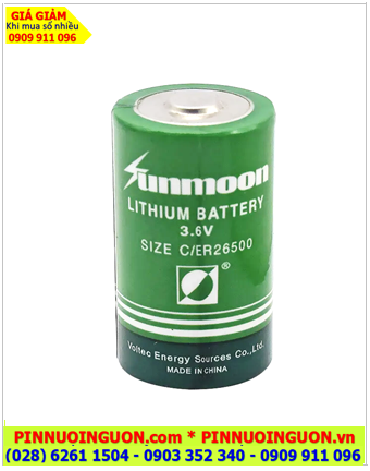 Pin ER26500 _Pin Sunmoon ER26500; Pin nuôi nguồn Sunmoon ER26500 lithium 3.6v 9500mAh chính hãng